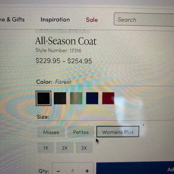 Coldwater Creek All Seasons Coat 2xl - Picture 6 of 6